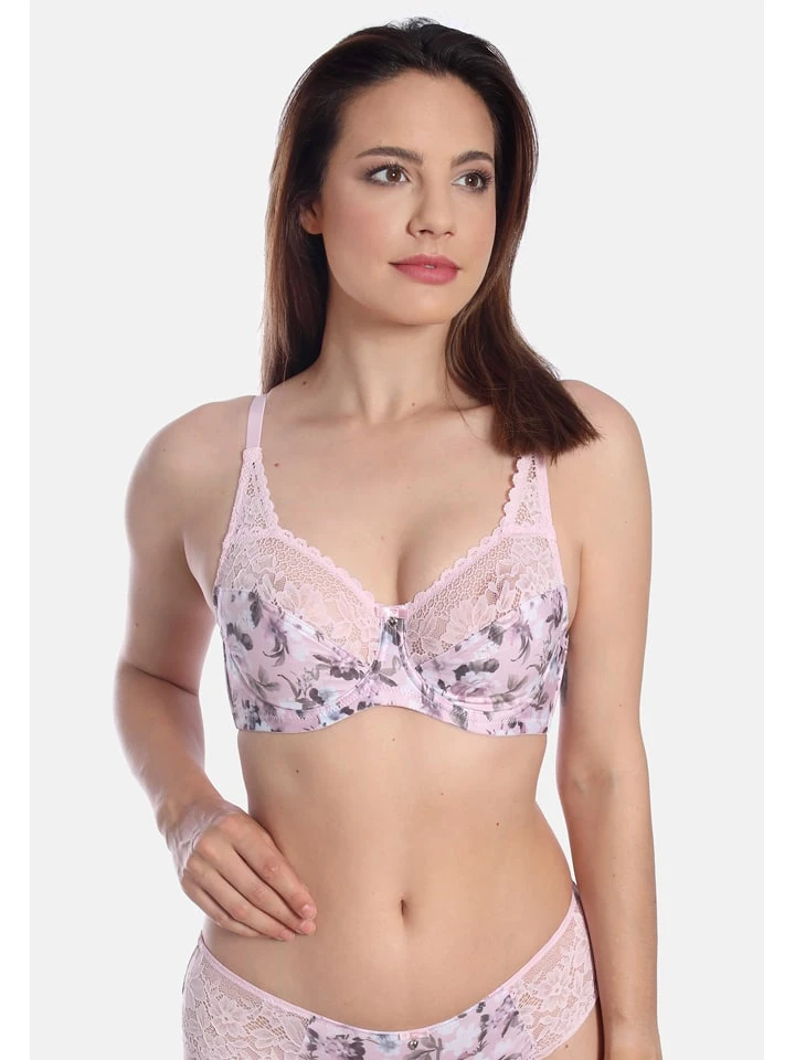 Half Voorgevormde Beha Lichtroze/meerkleurig 4 Half Voorgevormde Beha Lichtroze/meerkleurig - Afbeelding 2