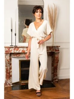 Jumpsuit "Yolene" Beige