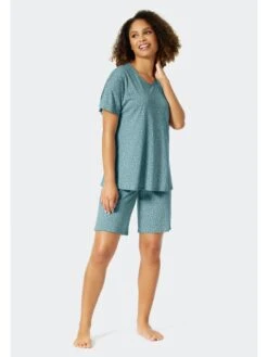 Schiesser Pyjama Blauwgrijs -Gstar Kleding Winkel schiesser pyjama blauwgrijs 1