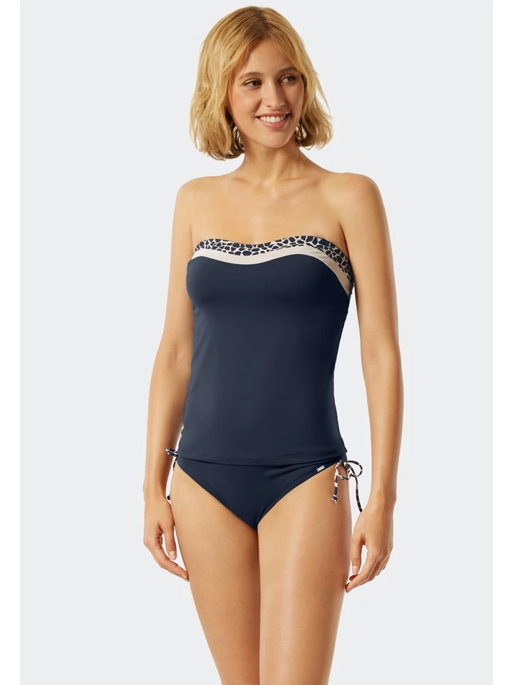 Schiesser Tankini Donkerblauw 4 Schiesser Tankini Donkerblauw - Afbeelding 2