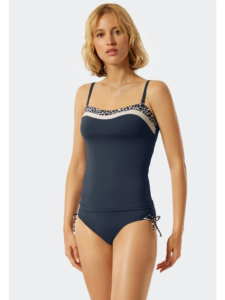 Schiesser Tankini Donkerblauw 5 Schiesser Tankini Donkerblauw - Afbeelding 3