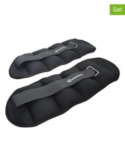 2-delige Set: Pols- En Enkelgewichten à 2,0 Kg Groen/zwart