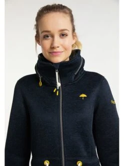 Schmuddelwedda Fleece Mantel Donkerblauw 8 Schmuddelwedda Fleece Mantel Donkerblauw -Gstar Kleding Winkel schmuddelwedda fleece mantel donkerblauw 2