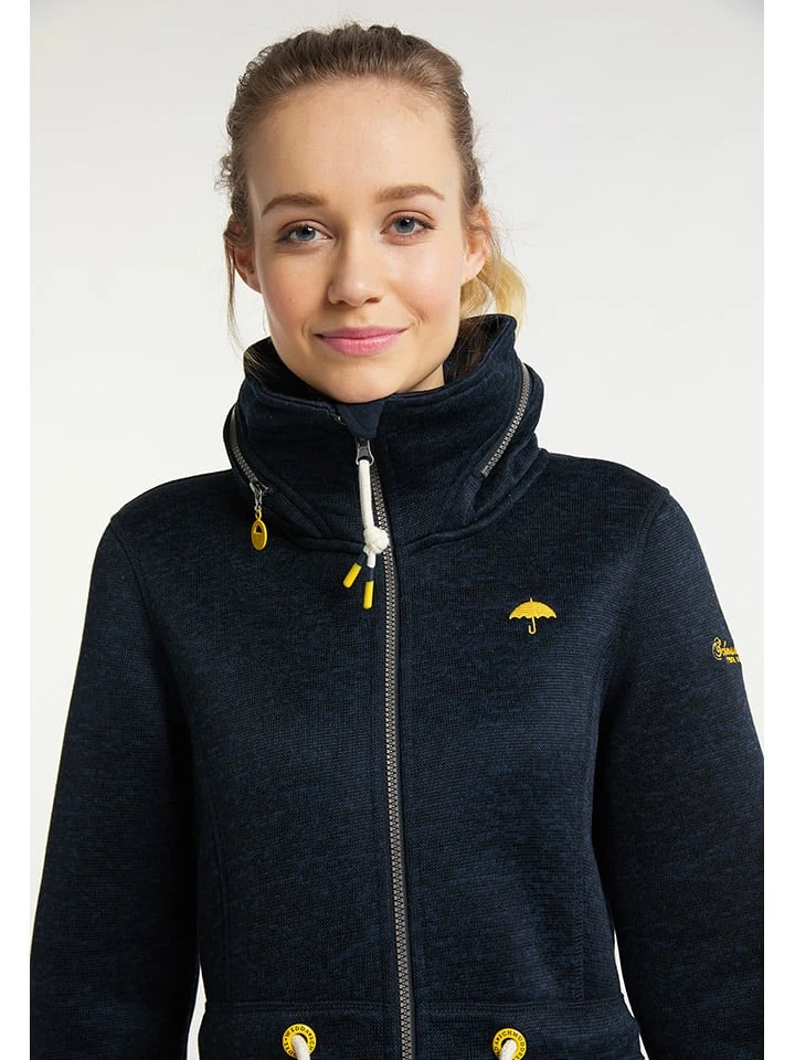 Schmuddelwedda Fleece Mantel Donkerblauw 5 Schmuddelwedda Fleece Mantel Donkerblauw - Afbeelding 3