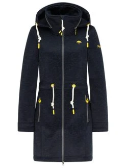 Schmuddelwedda Fleece Mantel Donkerblauw 9 Schmuddelwedda Fleece Mantel Donkerblauw -Gstar Kleding Winkel schmuddelwedda fleece mantel donkerblauw 3