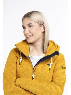 Schmuddelwedda Fleece Mantel Mosterdgeel 7 Schmuddelwedda Fleece Mantel Mosterdgeel -Gstar Kleding Winkel schmuddelwedda fleece mantel mosterdgeel 2