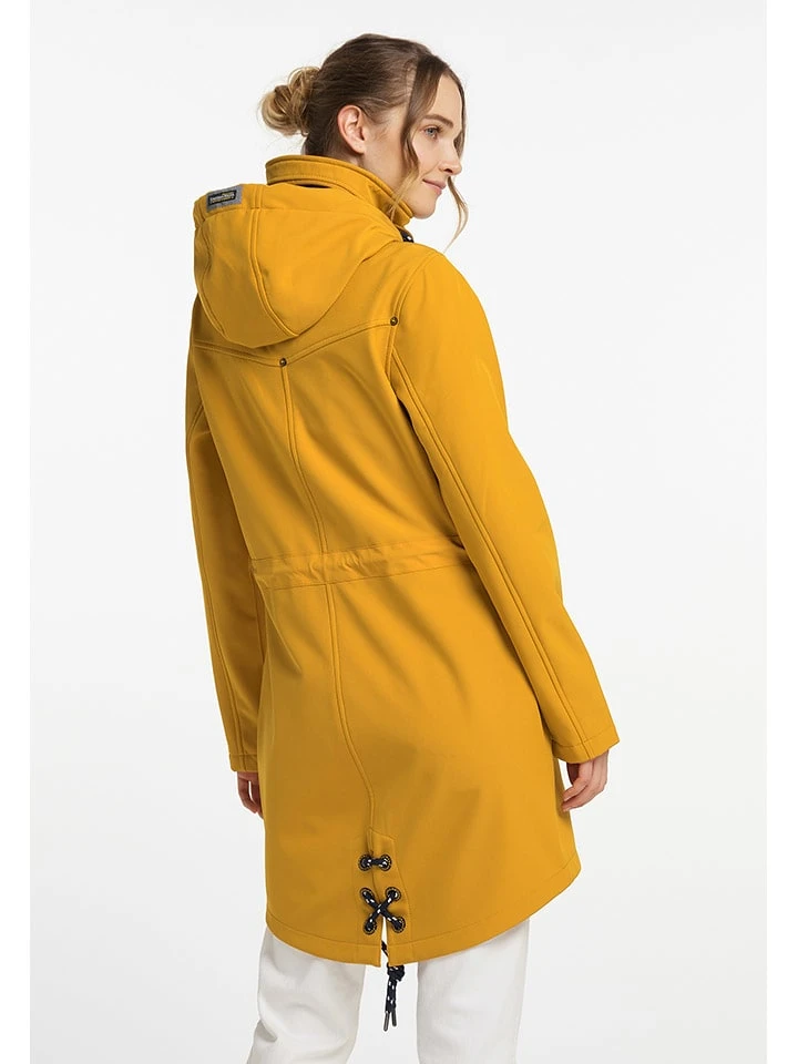 Schmuddelwedda Softshellmantel Mosterdgeel 4 Schmuddelwedda Softshellmantel Mosterdgeel - Afbeelding 2