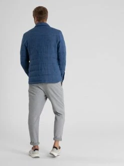 Schneiders Linnen Jas "Lenn" Blauw -Gstar Kleding Winkel schneiders linnen jas lenn blauw 1