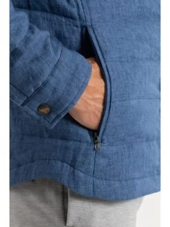 Schneiders Linnen Jas "Lenn" Blauw -Gstar Kleding Winkel schneiders linnen jas lenn blauw 3