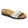 Scholl Sleehakslippers "Gini" Goudkleurig -Gstar Kleding Winkel scholl sleehakslippers gini goudkleurig