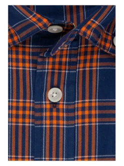 Seidensticker Blouse - Regular Fit - Blauw/oranje -Gstar Kleding Winkel seidensticker blouse regular fit blauw oranje 2