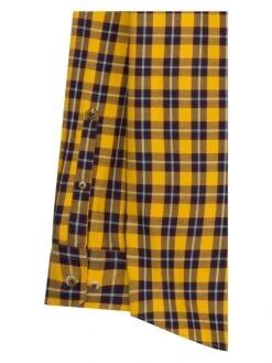 Seidensticker Blouse - Regular Fit - Geel/donkerblauw -Gstar Kleding Winkel seidensticker blouse regular fit geel donkerblauw 2