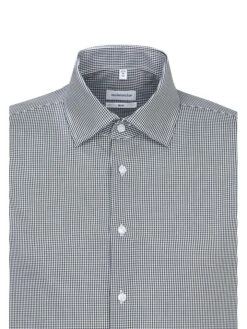 Seidensticker Blouse - Slim Fit - Donkerblauw/wit -Gstar Kleding Winkel seidensticker blouse slim fit donkerblauw wit 3