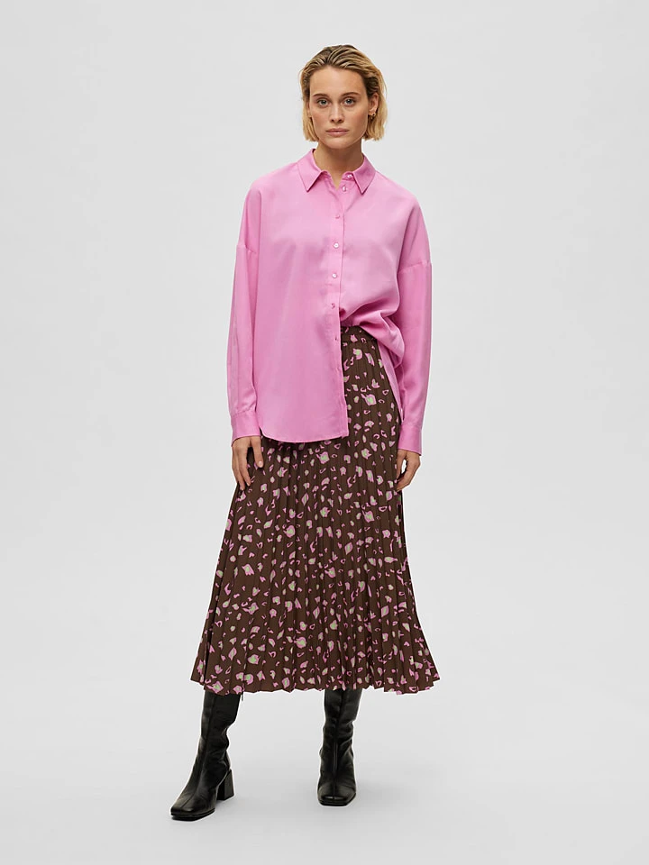 Selected Femme Blouse "Sanni" Roze 4 Selected Femme Blouse "Sanni" Roze - Afbeelding 2