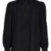 Selected Femme Blouse "Viva" Zwart -Gstar Kleding Winkel selected femme blouse viva zwart