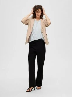 Selected Femme Shirt "Essential" Wit -Gstar Kleding Winkel selected femme shirt essential wit 1