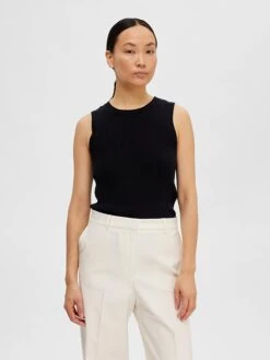 Selected Femme Top "Lydia" Zwart