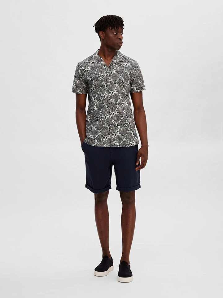 Selected Homme Blouse "Crazy" - Slim Fit - Grijs 4 Selected Homme Blouse "Crazy" - Slim Fit - Grijs - Afbeelding 2