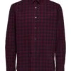 Selected Homme Blouse "Glee" - Regular Fit - Rood/blauw -Gstar Kleding Winkel selected homme blouse glee regular fit rood blauw
