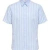 Selected Homme Blouse "Regnew" - Regular Fit - Lichtblauw -Gstar Kleding Winkel selected homme blouse regnew regular fit lichtblauw