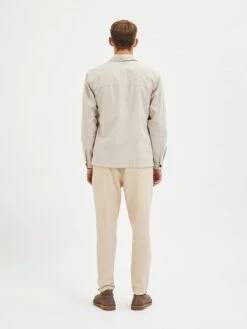 Selected Homme Blousejas "Loosblas" Crème -Gstar Kleding Winkel selected homme blousejas loosblas creme 2