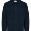 Selected Homme Blousejas "Loosblas" Donkerblauw -Gstar Kleding Winkel selected homme blousejas loosblas donkerblauw