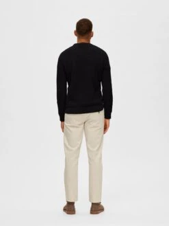 Selected Homme Trui "Remy" Zwart -Gstar Kleding Winkel selected homme trui remy zwart 4