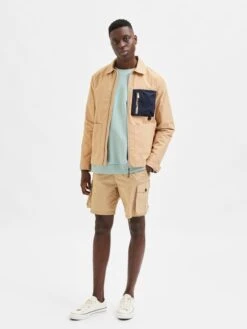 Selected Homme Tussenjas "Albert" Beige -Gstar Kleding Winkel selected homme tussenjas albert beige 2