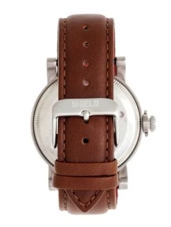 Kwartshorloge "Berge" Bruin/zilverkleurig -Gstar Kleding Winkel shield kwartshorloge berge bruin zilverkleurig 1