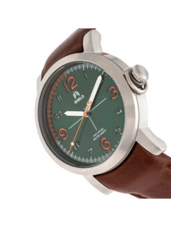 Kwartshorloge "Berge" Bruin/zilverkleurig -Gstar Kleding Winkel shield kwartshorloge berge bruin zilverkleurig 2