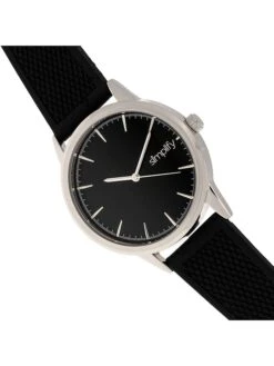 Kwartshorloge "The 5200" Zwart/zilverkleurig -Gstar Kleding Winkel simplify kwartshorloge the 5200 zwart zilverkleurig 1