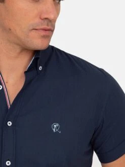 Blouse "Stown" - Regular Fit - Donkerblauw -Gstar Kleding Winkel sir raymond tailor blouse stown regular fit donkerblauw 2