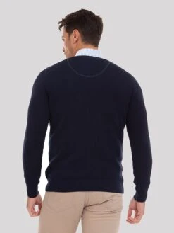 Trui "Liva" Donkerblauw -Gstar Kleding Winkel sir raymond tailor trui liva donkerblauw 3