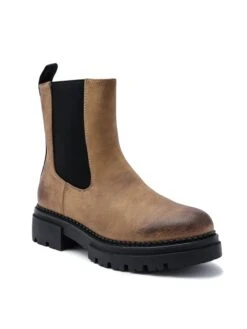 Chelseaboots Bruin/zwart