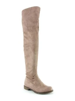 Over-the-kneelaarzen Beige -Gstar Kleding Winkel sixth sens over the kneelaarzen beige 1