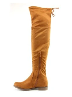 Overkneelaarzen Lichtbruin -Gstar Kleding Winkel sixth sens overkneelaarzen lichtbruin 2