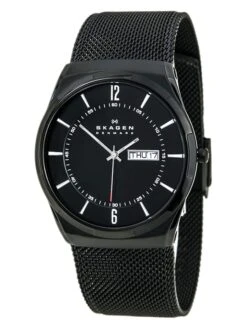 Skagen Kwartshorloge "Melbye" Zwart -Gstar Kleding Winkel skagen kwartshorloge melbye zwart 1