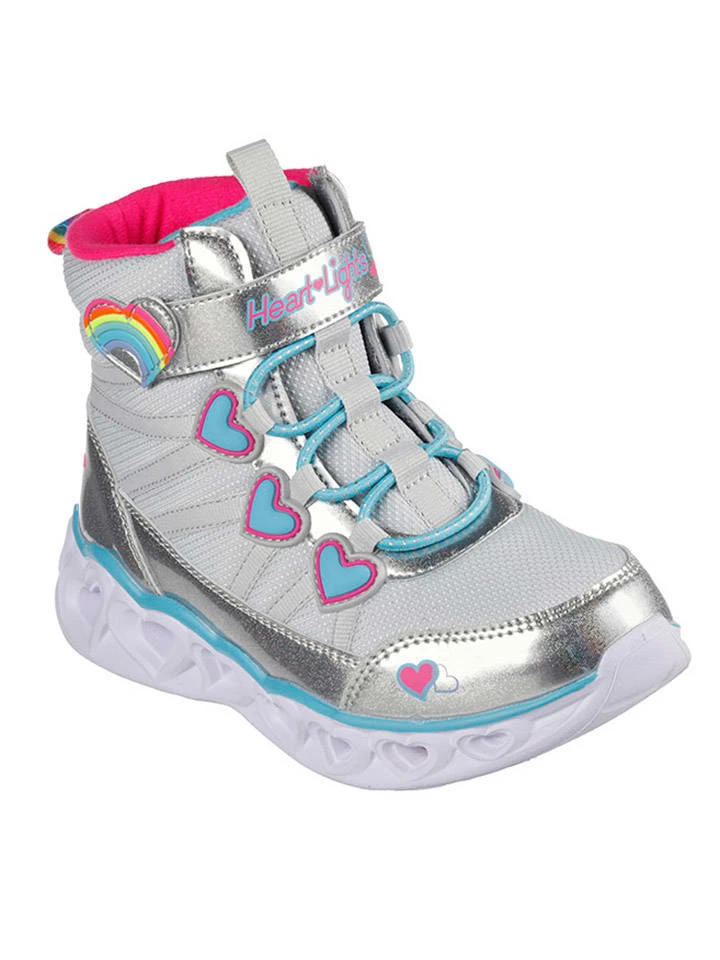 Skechers Boots "Heart Lights" Zilverkleurig 3 Skechers Boots "Heart Lights" Zilverkleurig