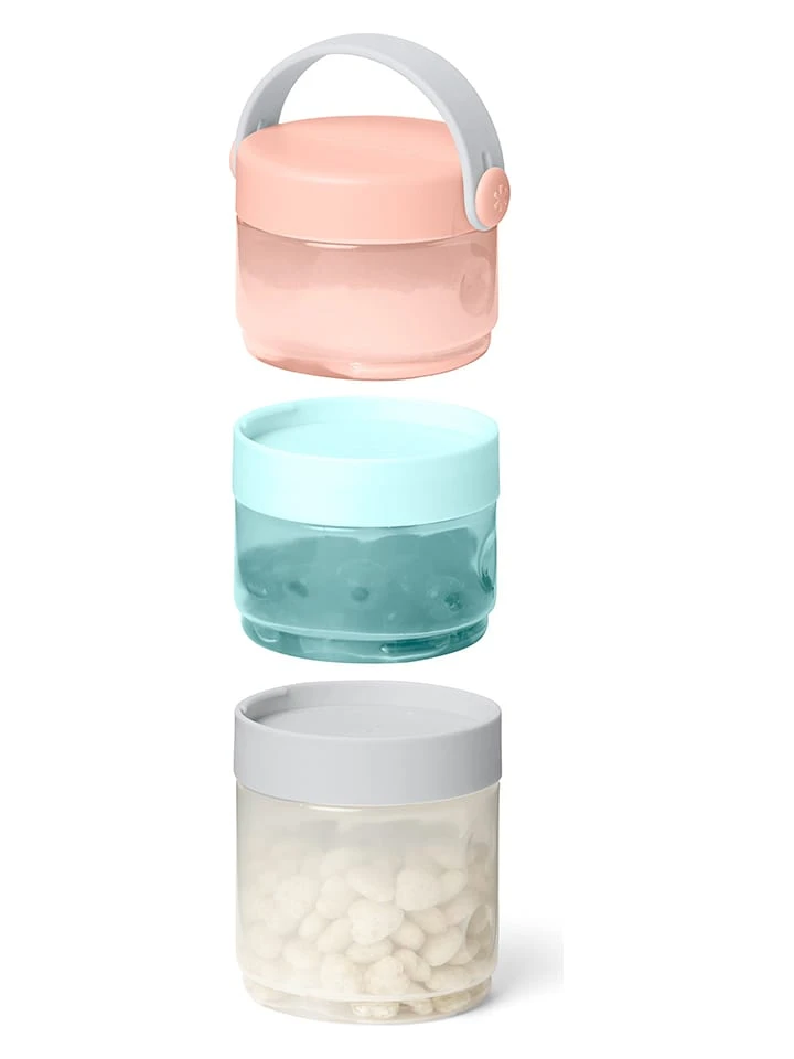Skip Hop 4-delige Set: Containers Voor Babyvoedsel Turquoise/lichtroze 4 Skip Hop 4-delige Set: Containers Voor Babyvoedsel Turquoise/lichtroze - Afbeelding 2