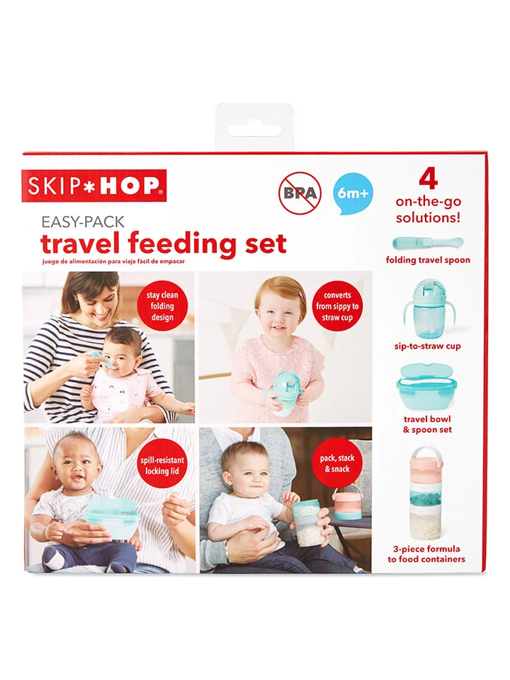Skip Hop 4-delige Set: Containers Voor Babyvoedsel Turquoise/lichtroze 10 Skip Hop 4-delige Set: Containers Voor Babyvoedsel Turquoise/lichtroze - Afbeelding 8