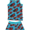 Småfolk 2-delige Ondergoedset "Firetruck" Blauw -Gstar Kleding Winkel smafolk 2 delige ondergoedset firetruck blauw