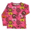 Småfolk Longsleeve "Lion" Roze -Gstar Kleding Winkel smafolk longsleeve lion roze