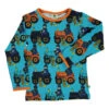 Småfolk Longsleeve "Tractor" Blauw -Gstar Kleding Winkel smafolk longsleeve tractor blauw