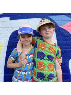 Småfolk Shirt "Dinosaur" Groen -Gstar Kleding Winkel smafolk shirt dinosaur groen 2