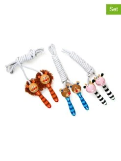Small Foot 3-delige Set: Springtouwen "Dieren" - Vanaf 3 Jaar