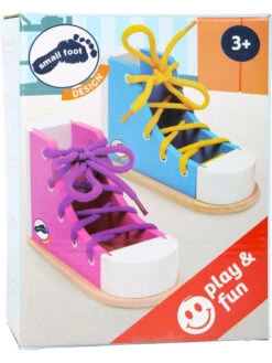 Small Foot Garenschoenen "Strik Knopen" - Vanaf 3 Jaar -Gstar Kleding Winkel small foot garenschoenen strik knopen vanaf 3 jaar 1