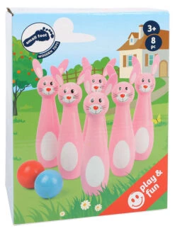 Small Foot Kegelspel "Gelukskonijnen" - Vanaf 3 Jaar -Gstar Kleding Winkel small foot kegelspel gelukskonijnen vanaf 3 jaar 3