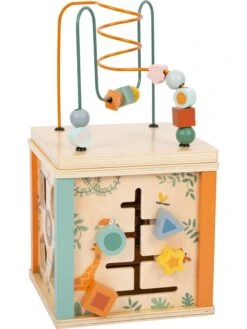 Small Foot Motoriekkubus "Safari" - Vanaf 12 Maanden -Gstar Kleding Winkel small foot motoriekkubus safari vanaf 12 maanden 1