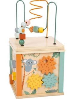 Small Foot Motoriekkubus "Safari" - Vanaf 12 Maanden -Gstar Kleding Winkel small foot motoriekkubus safari vanaf 12 maanden 2