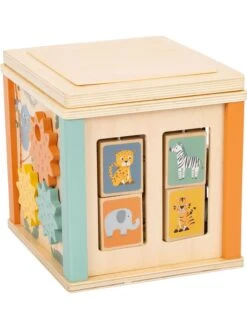 Small Foot Motoriekkubus "Safari" - Vanaf 12 Maanden -Gstar Kleding Winkel small foot motoriekkubus safari vanaf 12 maanden 4